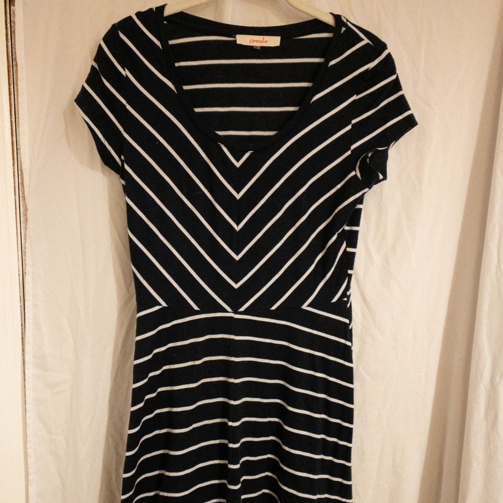 Striped t-shirt dress
